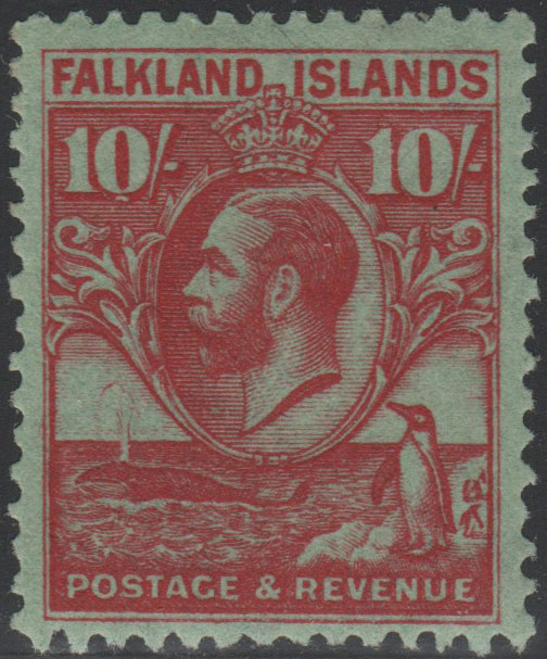 Aron R. Halberstam Philatelists Ltd.; British Commonwealth Stamps: FALKLAND ISLANDS - KGV; Scott: 63; SG: 125; Condition: VF LH