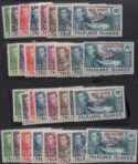 Aron R. Halberstam Philatelists Ltd.; British Commonwealth Stamps: FALKLAND ISLANDS - KGVI; Scott: 2L1-5L8; SG: A1-D8; Condition: VF LH