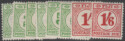 Aron R. Halberstam Philatelists Ltd.; British Commonwealth Stamps: FIJI - KGVI; Scott: J12-19; SG: 11-18; Condition: VF NH