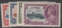 Aron R. Halberstam Philatelists Ltd.; British Commonwealth Stamps: GAMBIA - KGV; Scott: 125-128; SG: 143-146; Condition: VF H