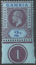 Aron R. Halberstam Philatelists Ltd.; British Commonwealth Stamps: GAMBIA - KGV; Scott: 83; SG: 99; Condition: VF NH