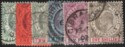 Aron R. Halberstam Philatelists Ltd.; British Commonwealth Stamps: GIBRALTAR - KEVII; Scott: 39-44; SG: 46-51; Condition: F-VF U