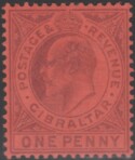 Aron R. Halberstam Philatelists Ltd.; British Commonwealth Stamps: GIBRALTAR - KEVII; Scott: 40; SG: 47; Condition: VF LH