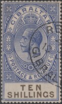 Aron R. Halberstam Philatelists Ltd.; British Commonwealth Stamps: GIBRALTAR - KGV; Scott: 91; SG: 106; Condition: VF U