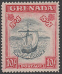 Aron R. Halberstam Philatelists Ltd.; British Commonwealth Stamps: GRENADA - KGVI; Scott: 142 var; SG: 163e; Condition: F-VF NH