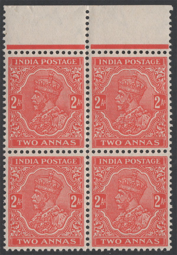 Aron R. Halberstam Philatelists Ltd.; British Commonwealth Stamps: INDIA - KGV; Scott: 111a; SG: 236c; Condition: VF NH