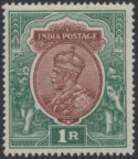 Aron R. Halberstam Philatelists Ltd.; British Commonwealth Stamps: INDIA - KGV; Scott: 93; SG: 186; Condition: F-VF LH