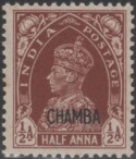 Aron R. Halberstam Philatelists Ltd.; British Commonwealth Stamps: INDIA CHAMBA - KGVI; Scott: 87B; SG: 100; Condition: F-VF NH
