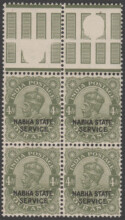 Aron R. Halberstam Philatelists Ltd.; British Commonwealth Stamps: INDIA NABHA - KGVI; Scott: none; SG: O49; Condition: VF NH