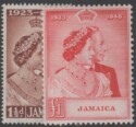 Aron R. Halberstam Philatelists Ltd.; British Commonwealth Stamps: JAMAICA - KGVI; Scott: 138-139; SG: 143-144; Condition: VF LH