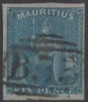Aron R. Halberstam Philatelists Ltd.; British Commonwealth Stamps: MAURITIUS - QV; Scott: none; SG: 32; Condition: VF U
