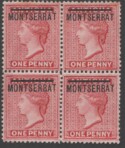 Aron R. Halberstam Philatelists Ltd.; British Commonwealth Stamps: MONTSERRAT - QV; Scott: 1; SG: 1; Condition: VF H+LH