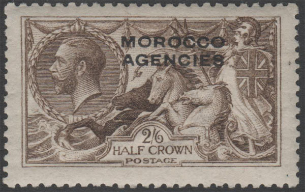 Aron R. Halberstam Philatelists Ltd.; British Commonwealth Stamps: MOROCCO - KGV; Scott: 217; SG: 51; Condition: XF LH