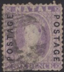 Aron R. Halberstam Philatelists Ltd.; British Commonwealth Stamps: NATAL - QV; Scott: 40; SG: 62; Condition: F-VF U