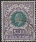 Aron R. Halberstam Philatelists Ltd.; British Commonwealth Stamps: NATAL - KEVII; Scott: 97; SG: 143; Condition: VF U