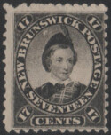 Aron R. Halberstam Philatelists Ltd.; British Commonwealth Stamps: NEW BRUNSWICK - QV; Scott: 11; SG: 19; Condition: F-VF H