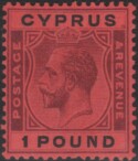 Aron R. Halberstam Philatelists Ltd.; British Commonwealth Stamps: CYPRUS - KGV; Scott: 110; SG: 102; Condition: VF LH