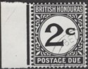 Aron R. Halberstam Philatelists Ltd.; British Commonwealth Stamps: BRITISH HONDURAS - QEII; Scott: J2; SG: D2a; Condition: VF U