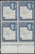 Aron R. Halberstam Philatelists Ltd.; British Commonwealth Stamps: FALKLAND ISLANDS - KGVI; Scott: 1l13; SG: G11b; Condition: VF NH
