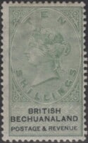 Aron R. Halberstam Philatelists Ltd.; British Commonwealth Stamps: BECHUANALAND - QV; Scott: 20; SG: 19; Condition: F-VF LH