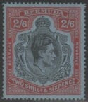 Aron R. Halberstam Philatelists Ltd.; British Commonwealth Stamps: BERMUDA - KGVI; Scott: 124 var; SG: 117a; Condition: VF LH