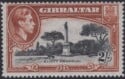 Aron R. Halberstam Philatelists Ltd.; British Commonwealth Stamps: GIBRALTAR - KGVI; Scott: 115a; SG: 128; Condition: F-VF LH