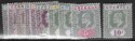 Aron R. Halberstam Philatelists Ltd.; British Commonwealth Stamps: GRENADA - KEVII; Scott: 58-67; SG: 67-76; Condition: VF LH