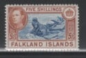 Aron R. Halberstam Philatelists Ltd.; British Commonwealth Stamps: FALKLAND ISLANDS - KGVI; Scott: 94; SG: 161c; Condition: VF NH