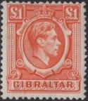 Aron R. Halberstam Philatelists Ltd.; British Commonwealth Stamps: GIBRALTAR - KGVI; Scott: 118; SG: 131; Condition: F-VF NH