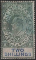 Aron R. Halberstam Philatelists Ltd.; British Commonwealth Stamps: GIBRALTAR - KEVII; Scott: 59; SG: 62; Condition: VF H