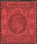 Aron R. Halberstam Philatelists Ltd.; British Commonwealth Stamps: HONG KONG - KEVII; Scott: 89; SG: 78a; Condition: VF H