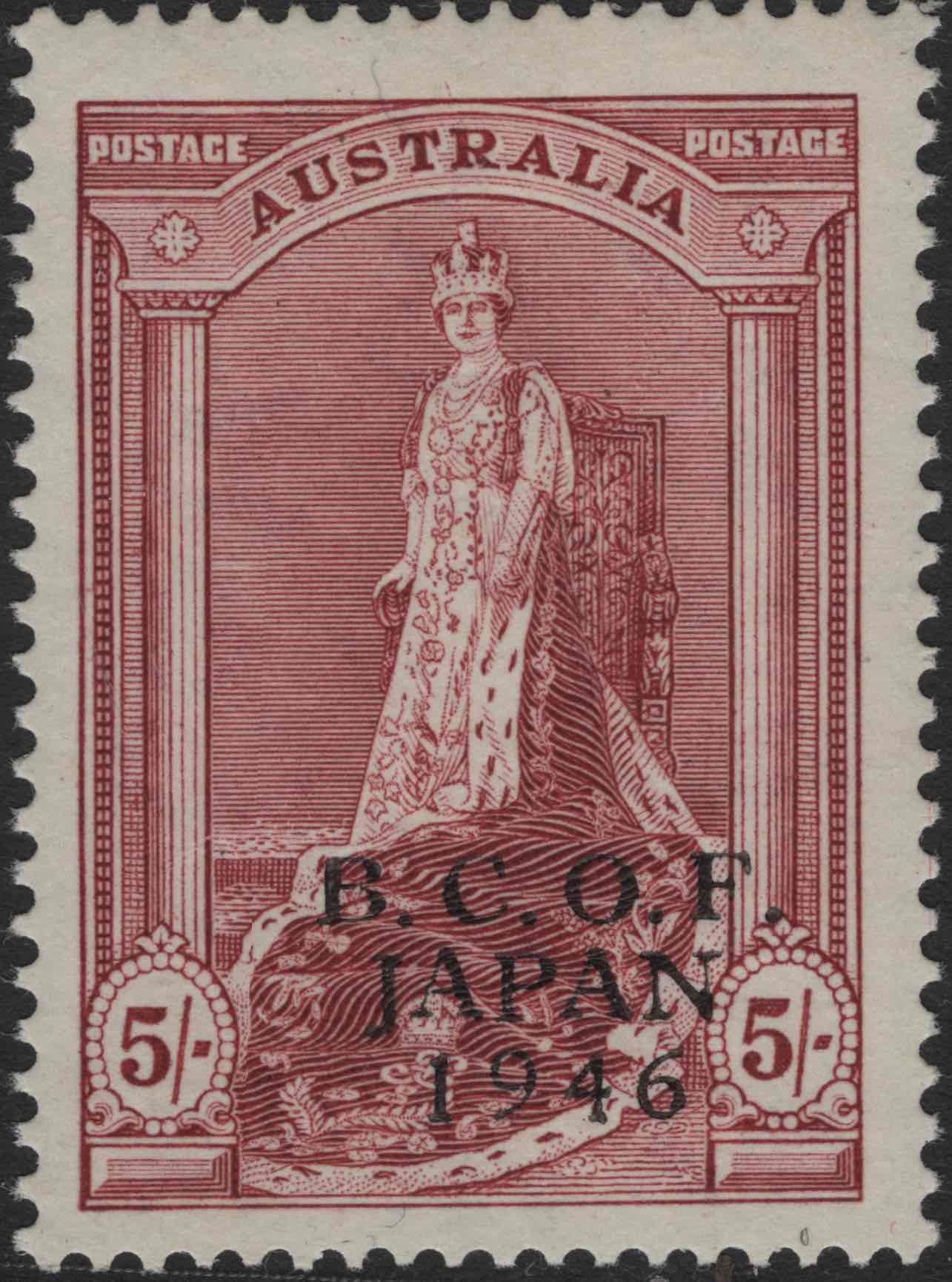Aron R. Halberstam Philatelists Ltd.; British Commonwealth Stamps: AUSTRALIA - KGVI; Scott: M7; SG: J7; Condition: XF VLH