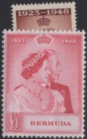 Aron R. Halberstam Philatelists Ltd.; British Commonwealth Stamps: BERMUDA - KGVI; Scott: 133-134; SG: 125-126; Condition: VF NH