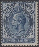 Aron R. Halberstam Philatelists Ltd.; British Commonwealth Stamps: FALKLAND ISLANDS - KGV; Scott: 44 var; SG: 76; Condition: F-VF H