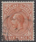 Aron R. Halberstam Philatelists Ltd.; British Commonwealth Stamps: FALKLAND ISLANDS - KGV; Scott: 34 var; SG: 64b; Condition: F-VF U