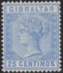 Aron R. Halberstam Philatelists Ltd.; British Commonwealth Stamps: GIBRALTAR - QV; Scott: 32; SG: 26; Condition: VF LH