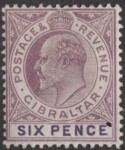 Aron R. Halberstam Philatelists Ltd.; British Commonwealth Stamps: GIBRALTAR - KEVII; Scott: 43; SG: 50; Condition: VF LH