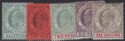 Aron R. Halberstam Philatelists Ltd.; British Commonwealth Stamps: GIBRALTAR - KEVII; Scott: none; SG: 56-61; Condition: VF LH