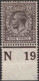 Aron R. Halberstam Philatelists Ltd.; British Commonwealth Stamps: GREAT BRITAIN - KGV; Scott: 170 var; SG: 392; Condition: VF LH