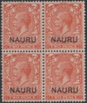 Aron R. Halberstam Philatelists Ltd.; British Commonwealth Stamps: NAURU - KGV; Scott: 4c; SG: 5; Condition: VF NH