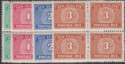 Aron R. Halberstam Philatelists Ltd.; British Commonwealth Stamps: NEW ZEALAND - KGVI; Scott: J22-25; SG: D41-44; Condition: VF LH