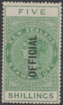 Aron R. Halberstam Philatelists Ltd.; British Commonwealth Stamps: NEW ZEALAND - KGV; Scott: O39 var; SG: O86a; Condition: VF LH