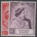Aron R. Halberstam Philatelists Ltd.; British Commonwealth Stamps: PITCAIRN - KGVI; Scott: 11-12; SG: none; Condition: VF NH