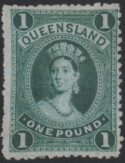 Aron R. Halberstam Philatelists Ltd.; British Commonwealth Stamps: QUEENSLAND - ; Scott: none; SG: 156; Condition: F-VF
