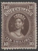 Aron R. Halberstam Philatelists Ltd.; British Commonwealth Stamps: QUEENSLAND - QV; Scott: 77; SG: 155; Condition: F-VF