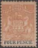 Aron R. Halberstam Philatelists Ltd.; British Commonwealth Stamps: RHODESIA - QV; Scott: 25; SG: 28; Condition: F-VF LH