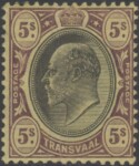 Aron R. Halberstam Philatelists Ltd.; British Commonwealth Stamps: TRANSVAAL - KEVII; Scott: 265; SG: 254; Condition: VF LH