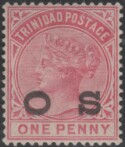 Aron R. Halberstam Philatelists Ltd.; British Commonwealth Stamps: TRINIDAD - QV; Scott: O2; SG: O2; Condition: VF H
