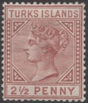 Aron R. Halberstam Philatelists Ltd.; British Commonwealth Stamps: TURKS - AT BRITAIN; Scott: 49; SG: 56; Condition: VF LH