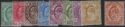 Aron R. Halberstam Philatelists Ltd.; British Commonwealth Stamps: CAPE OF GOOD HOPE - KEVII; Scott: 63-71; SG: 70-78; Condition: VF LH